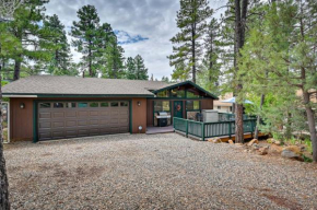 Cozy Munds Park Cabin with Fireplace and Deck!